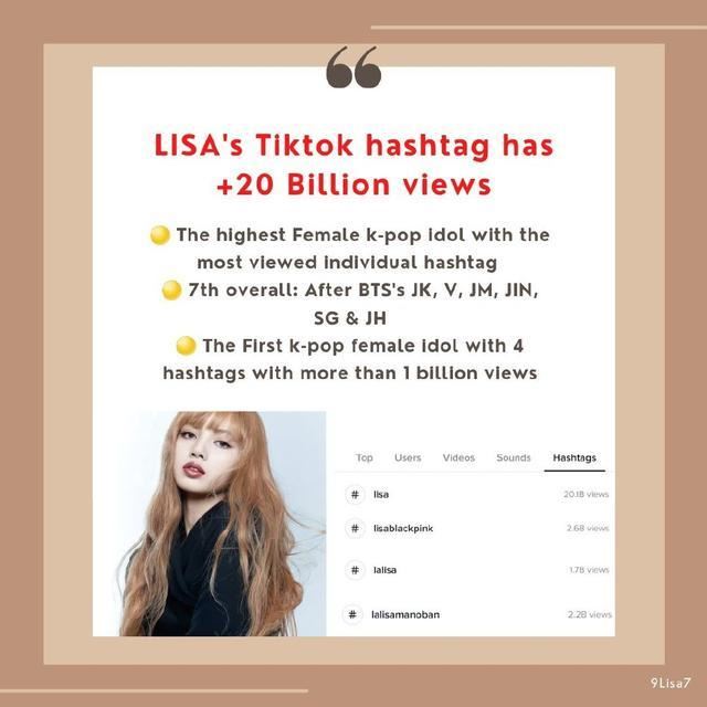 lisa的tiktok名叫什么？