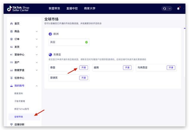 tiktok海外開店流程？